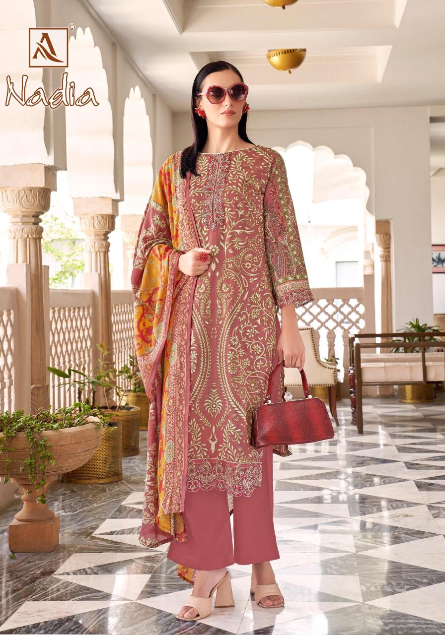 Alok Nadia catalog wholesale market ojnw for dress materials