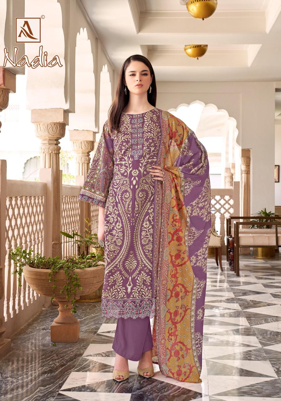 Alok Nadia catalog wholesale market ojnw for dress materials
