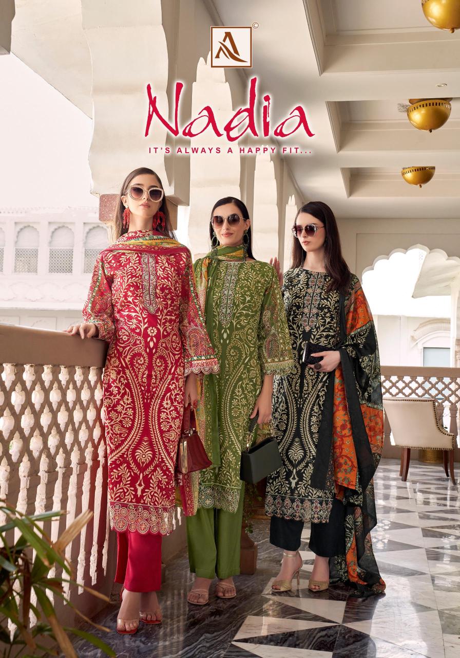 Alok Nadia catalog wholesale market ojnw for dress materials