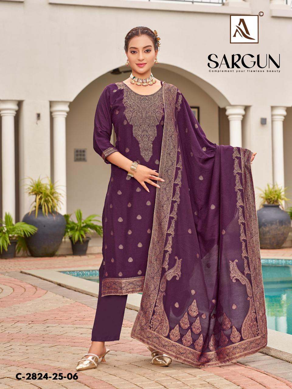 Alok Sargun catalog wholesaler of dress material in baroda