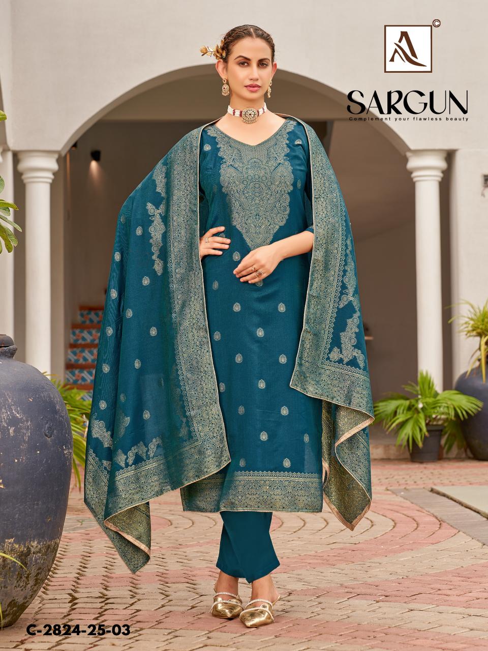Alok Sargun catalog wholesaler of dress material in baroda