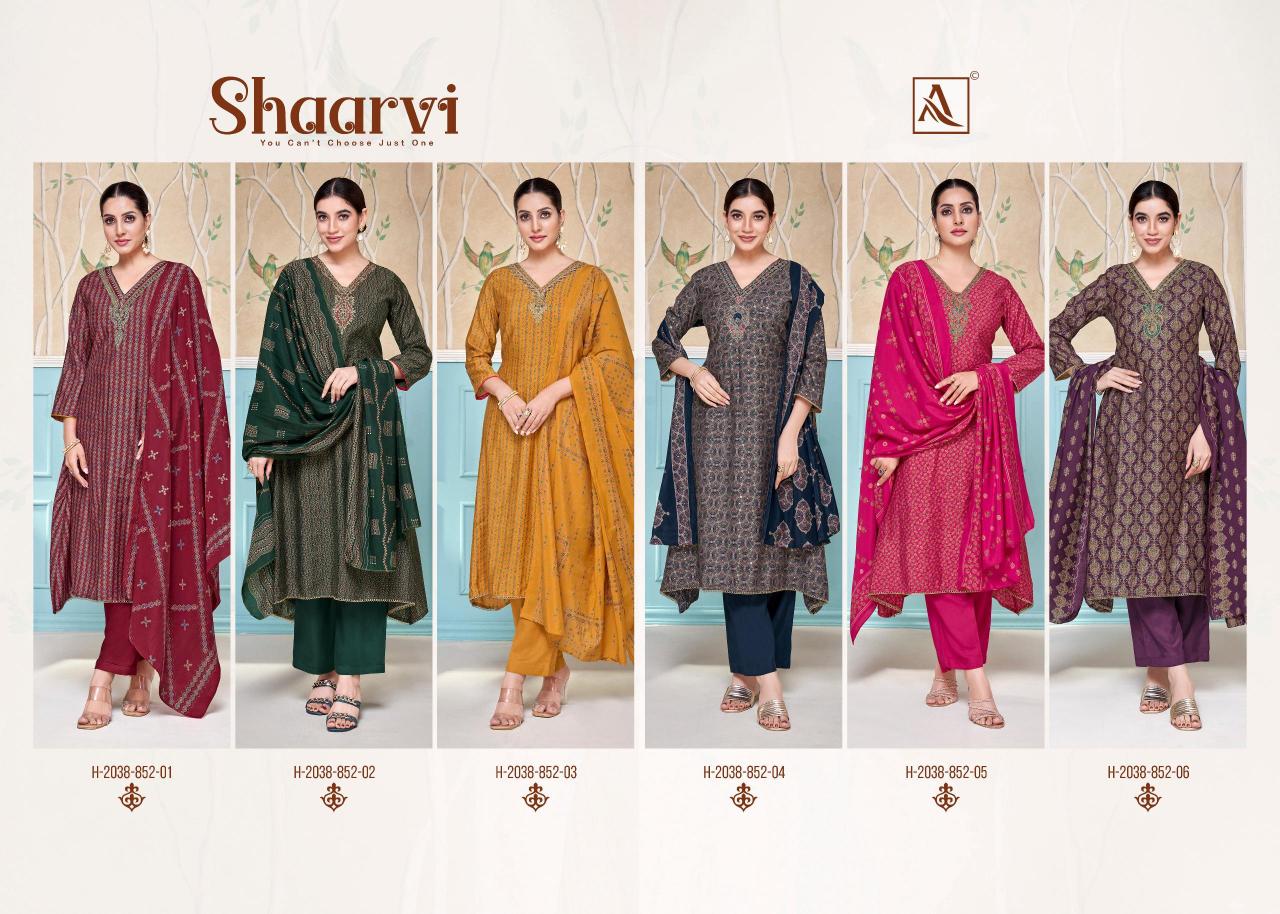 Alok Shaarvi catalog wholesale dress materials