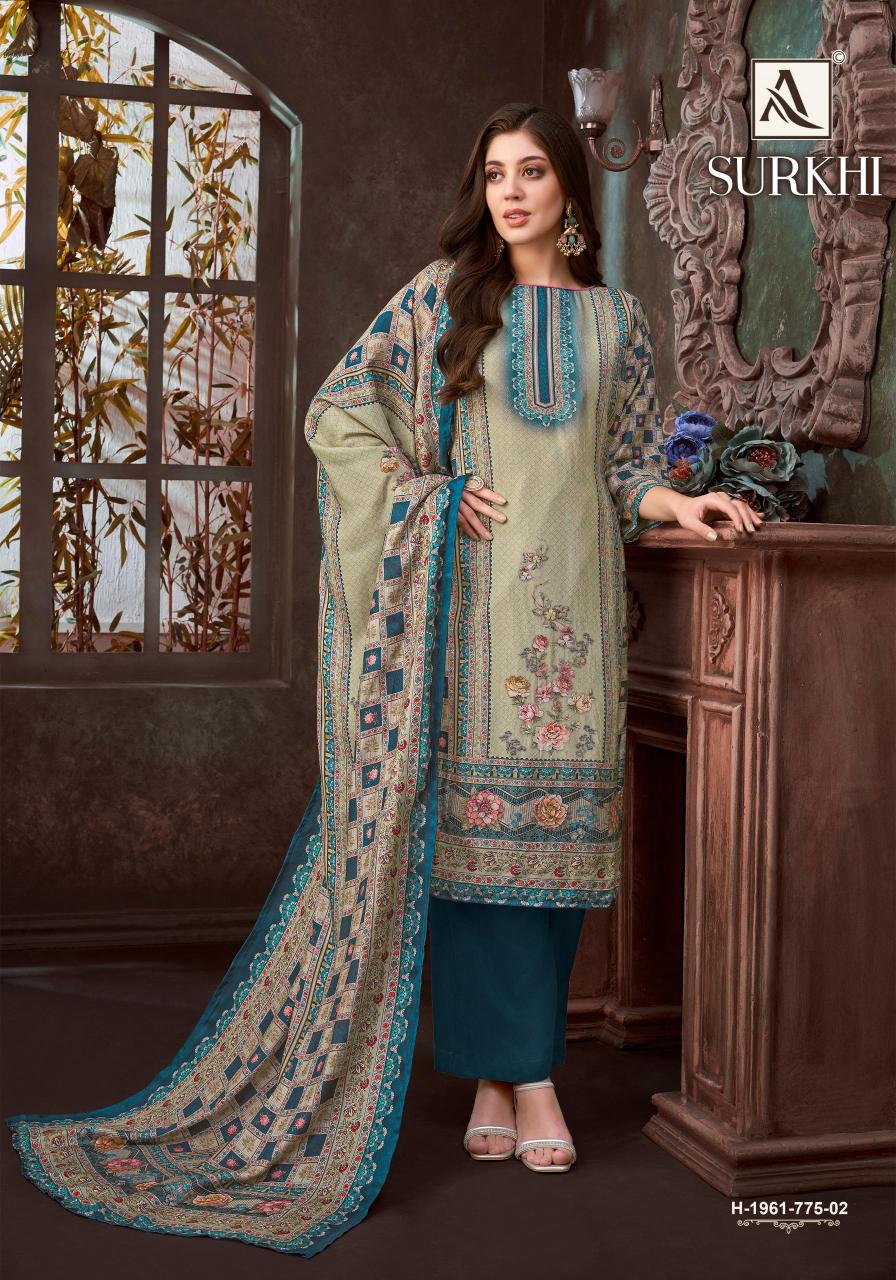 Alok Surkhi catalog wholesale dress material market in nagpur