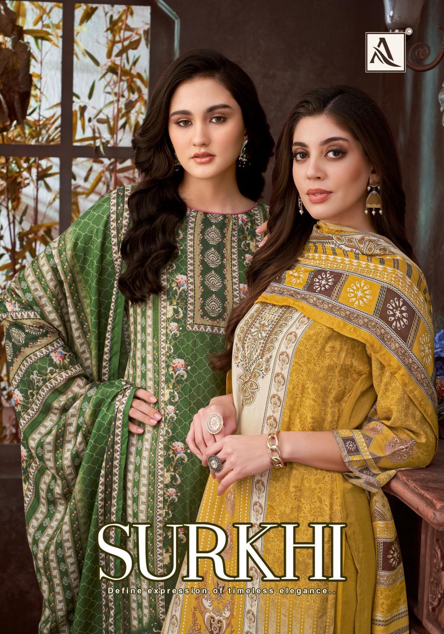 Alok Surkhi catalog wholesale dress material market in nagpur