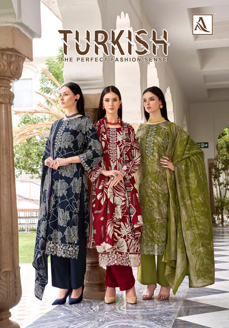 Alok Turkish Catalog pagavat dress materials wholesale