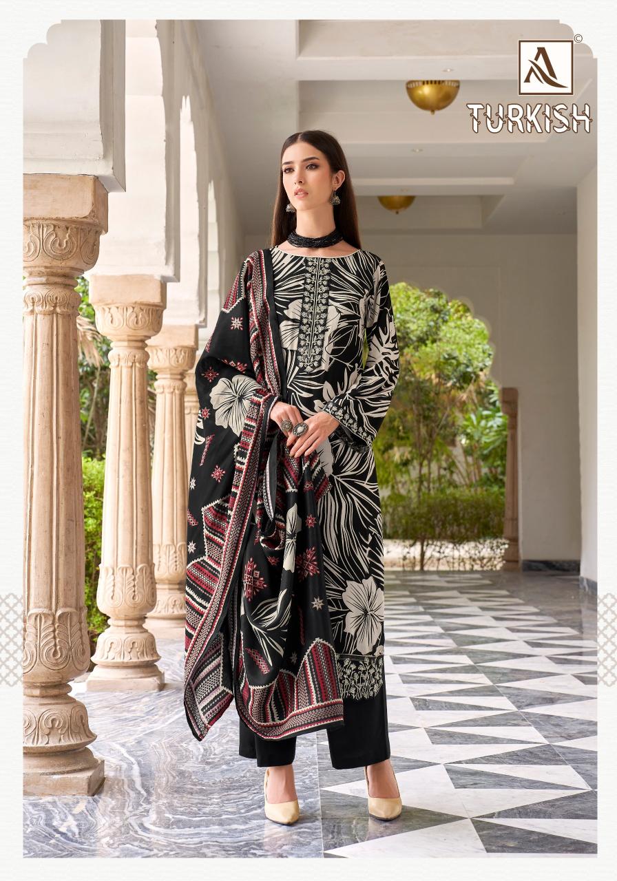Alok Turkish Catalog pagavat dress materials wholesale