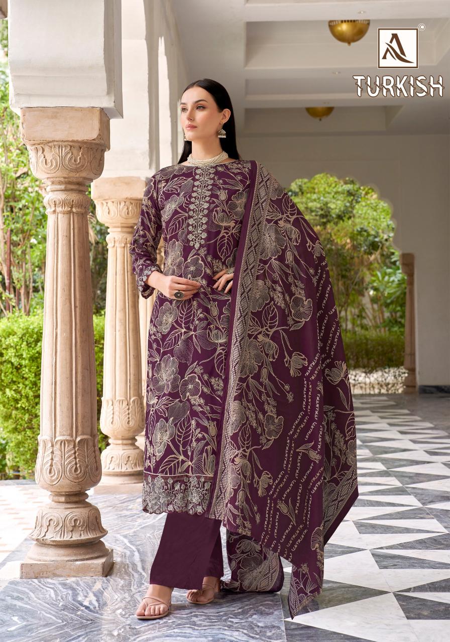 Alok Turkish Catalog pagavat dress materials wholesale