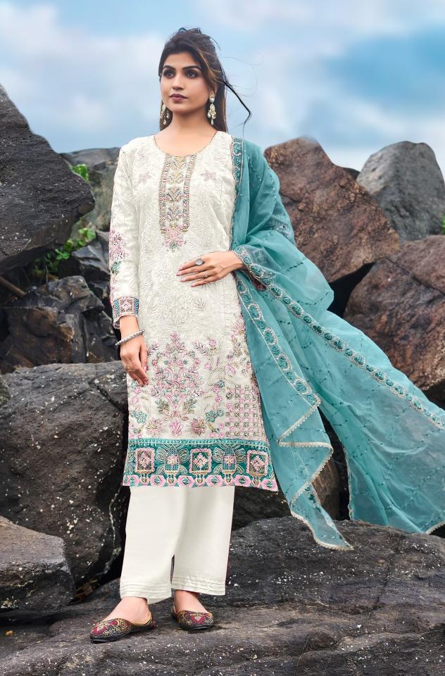 Alzohaib 1341 A to D catalog pakistani replica suits wholesale