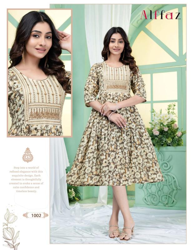 Beauty Alffaz catalog branded kurtis for wholesale in bangalore