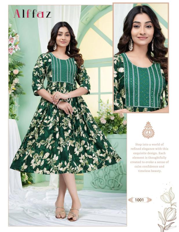Beauty Alffaz catalog branded kurtis for wholesale in bangalore