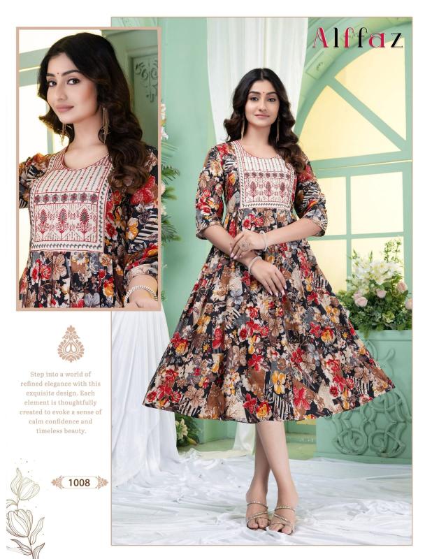 Beauty Alffaz catalog branded kurtis for wholesale in bangalore
