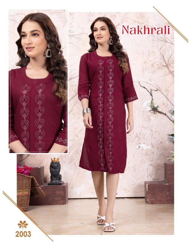 Beauty Queen Nakhrali catalog designer pakistani kurtis online india