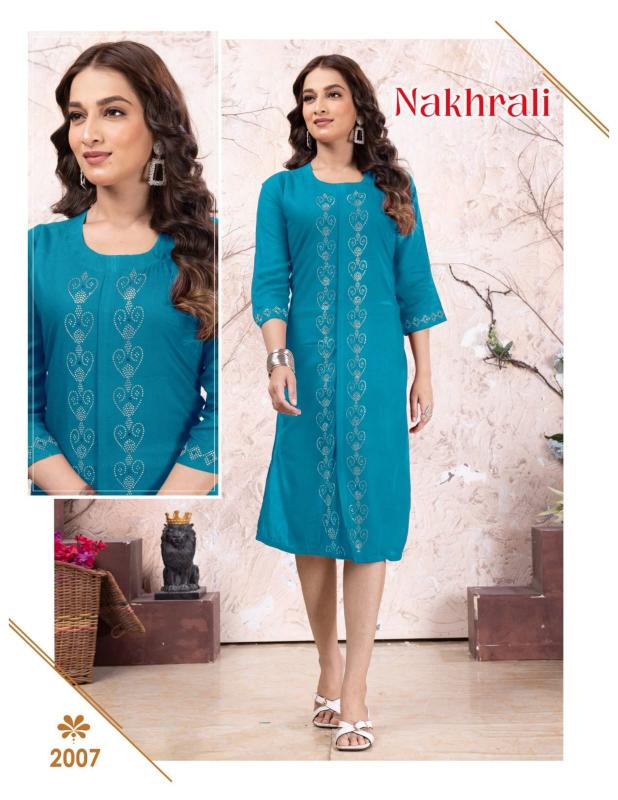 Beauty Queen Nakhrali catalog designer pakistani kurtis online india