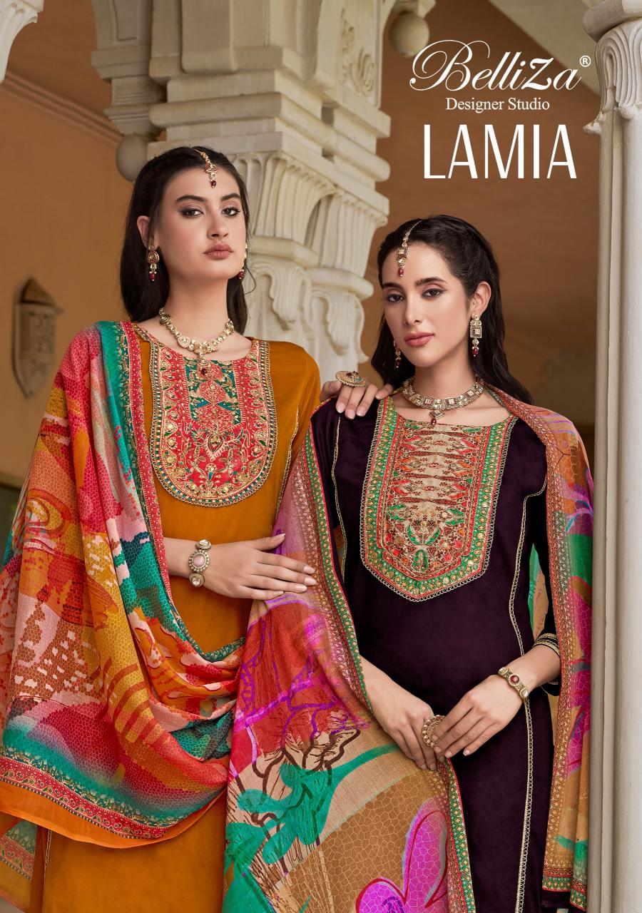 Beliza Lamia catalog wholesale dress material market in mumbai dadar