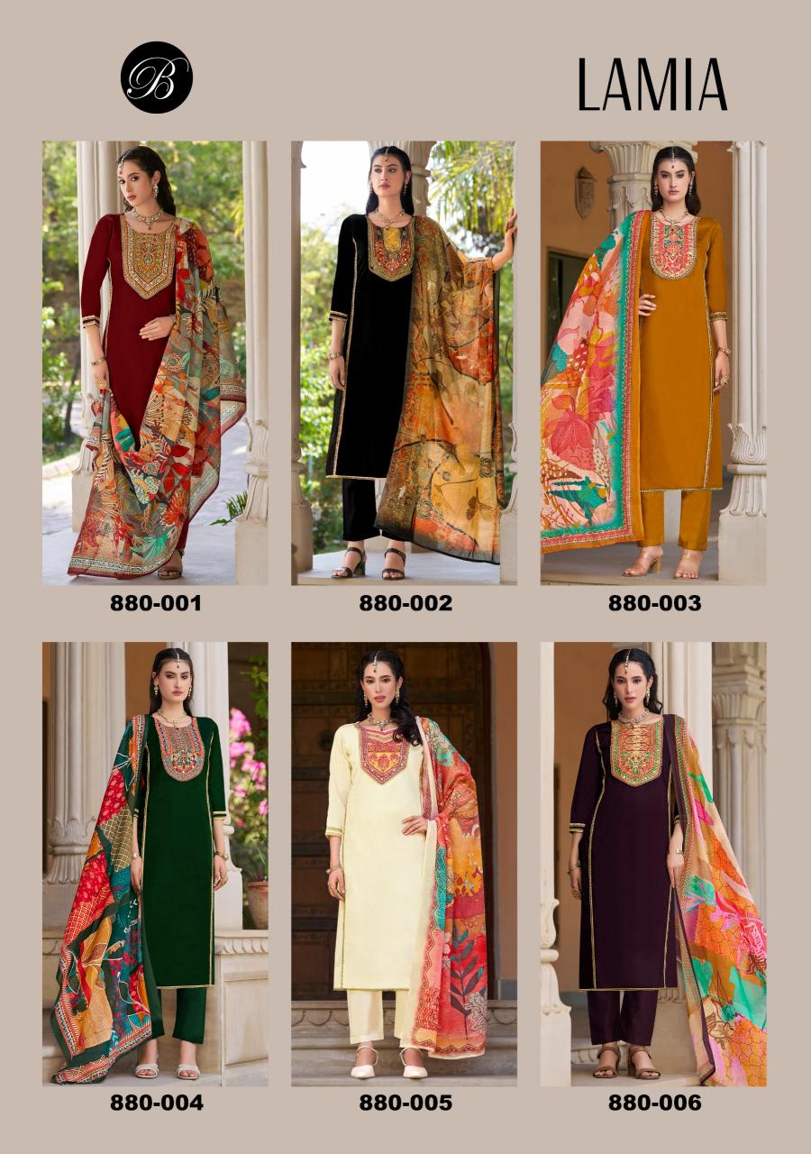Beliza Lamia catalog wholesale dress material market in mumbai dadar