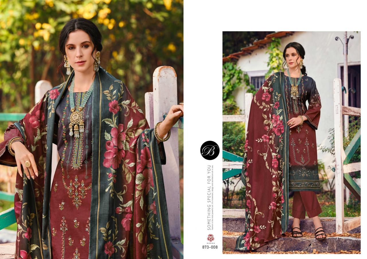 BelliZa Chevron Vol 4 Catalog ahmedabad dress material wholesale market