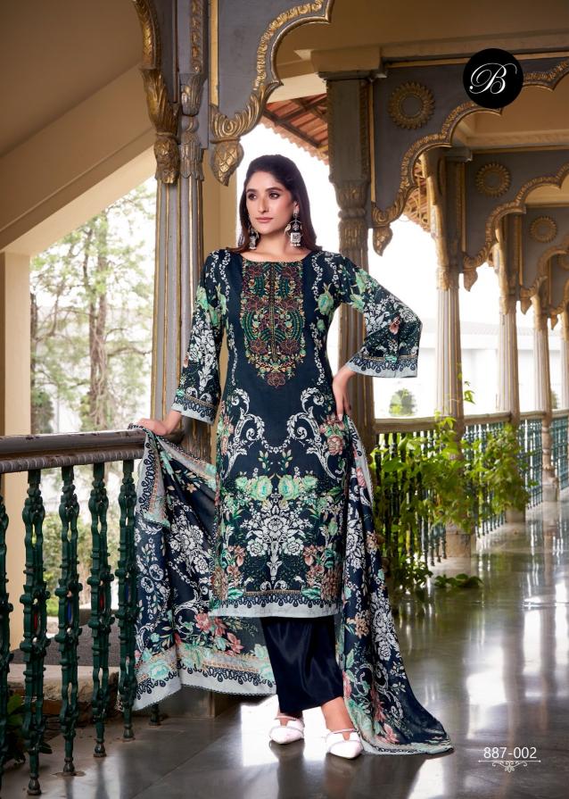 Belliza Saiyaara Catalog dress material wholesale market in delhi