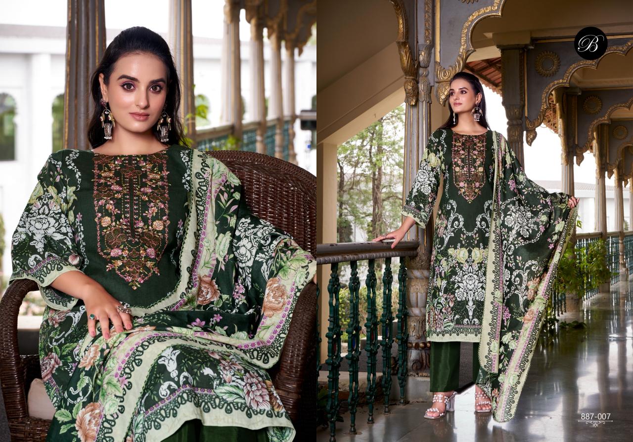 Belliza Saiyaara Catalog dress material wholesale market in delhi