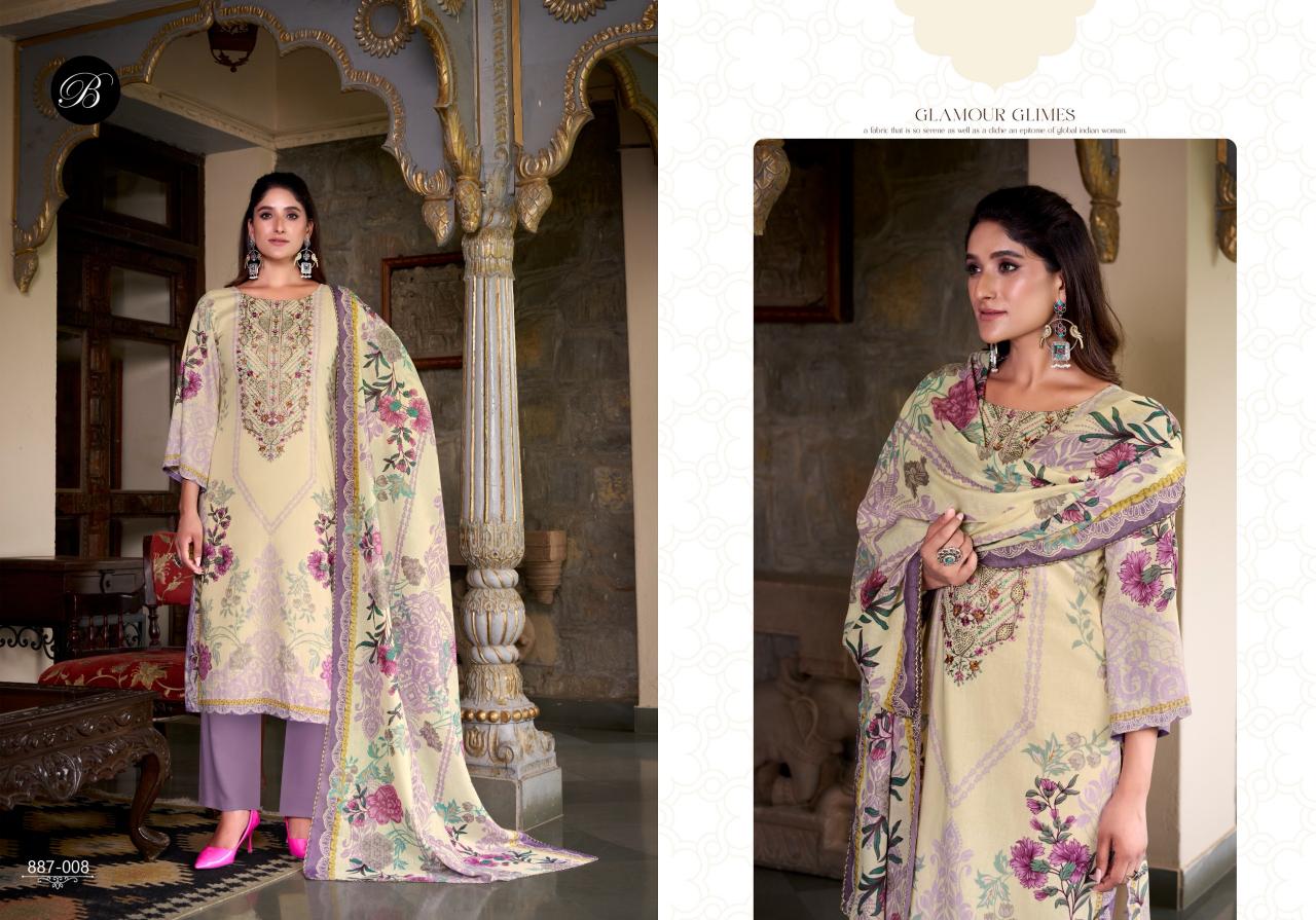 Belliza Saiyaara Catalog dress material wholesale market in delhi