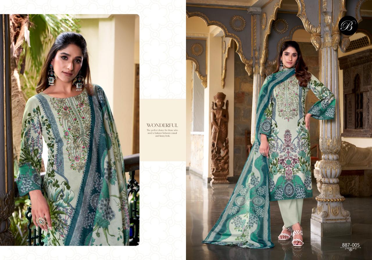 Belliza Saiyaara Catalog dress material wholesale market in delhi