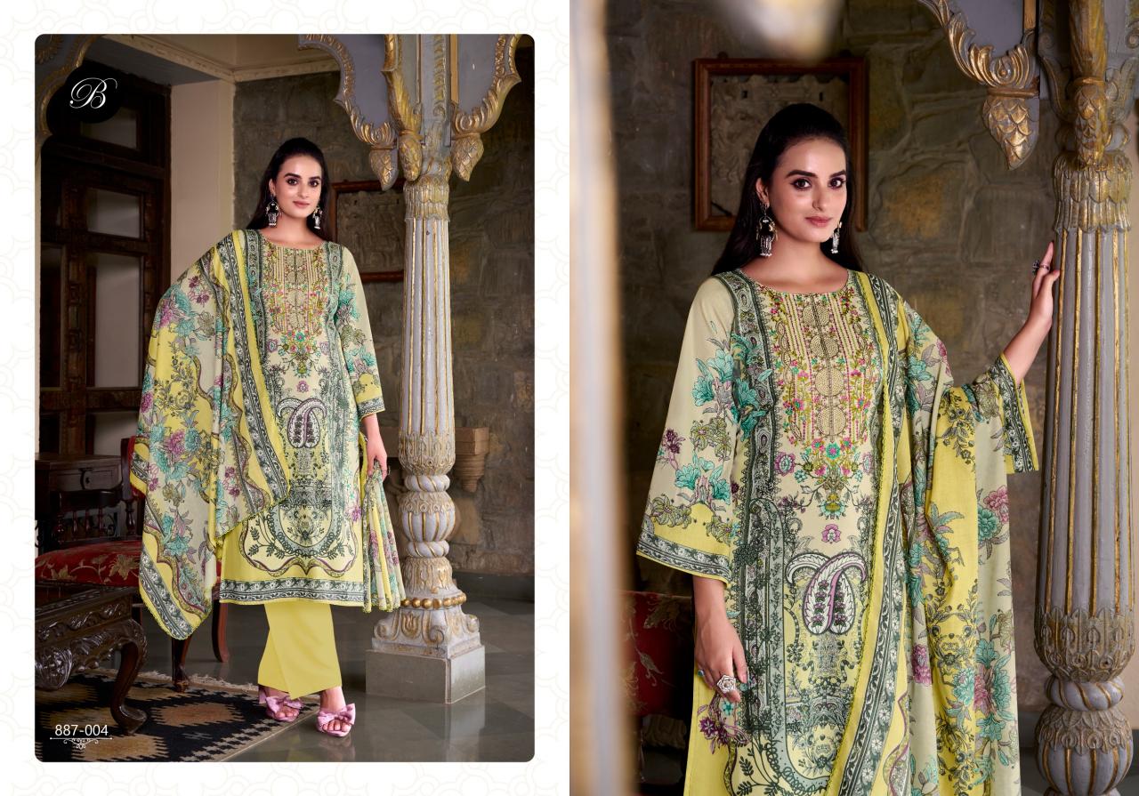 Belliza Saiyaara Catalog dress material wholesale market in delhi