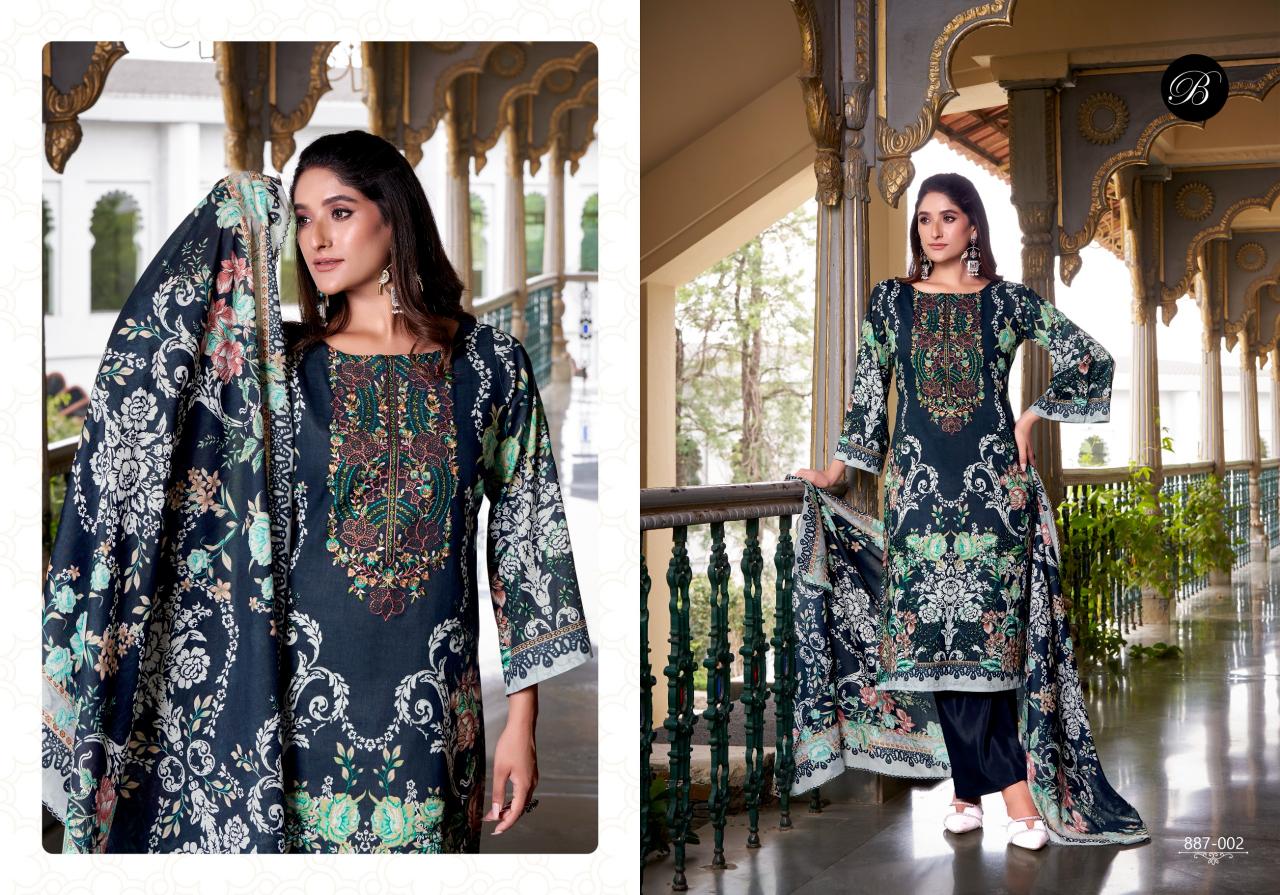 Belliza Saiyaara Catalog dress material wholesale market in delhi