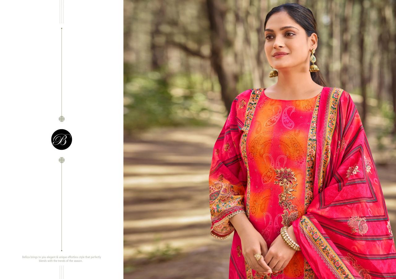 Belliza Shabnam catalog wholesale dress materials in sowcarpet