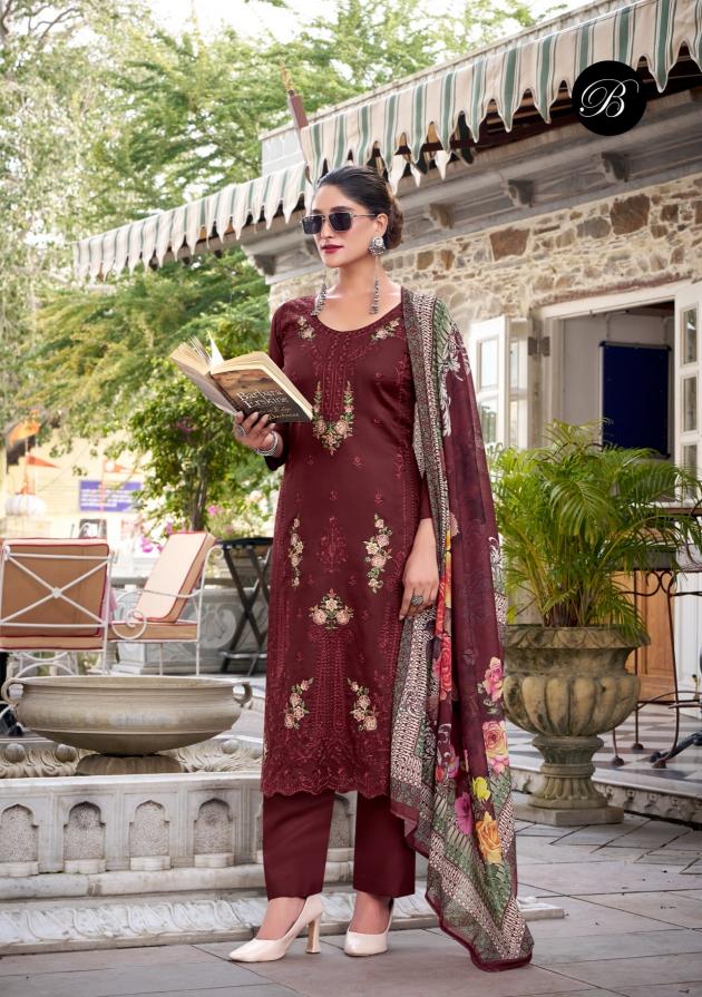 Belliza Zarqash Vol 8 catalog wholesale market ojnw for dress materials