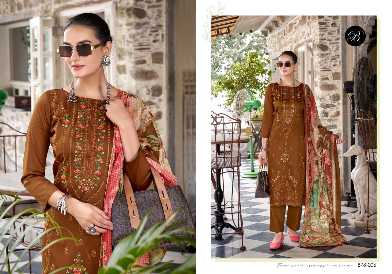 Belliza Zarqash Vol 8 catalog wholesale market ojnw for dress materials