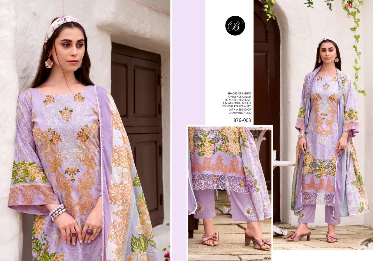 Belliza Zayana catalog pakistani dress material wholesale