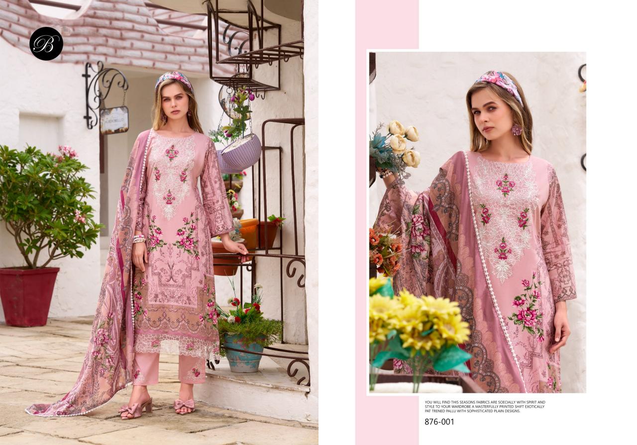 Belliza Zayana catalog pakistani dress material wholesale