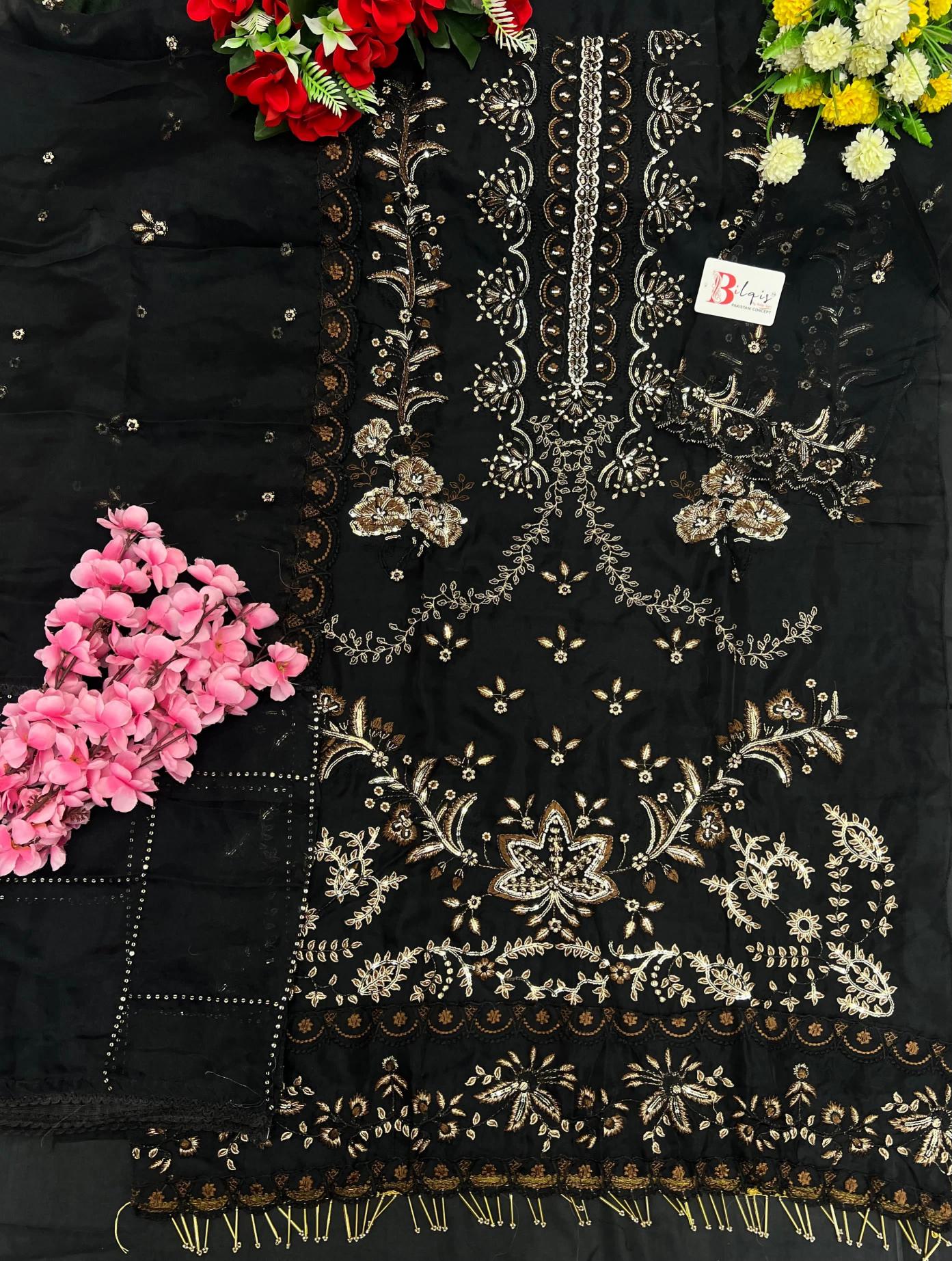 Bilqis 130 A TO D catalog pakistani suits wholesale surat
