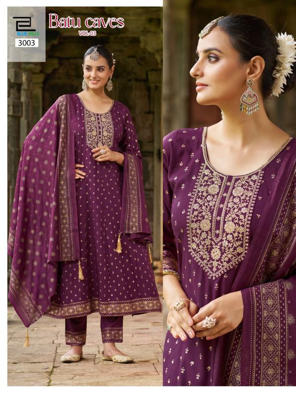 Blue Hills Batu Caves vol 3 catalog indian kurti size chart