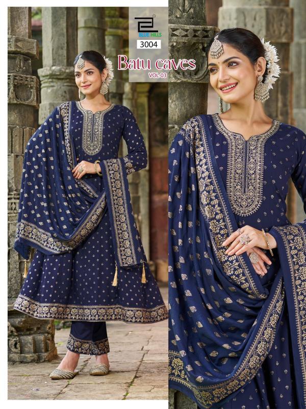 Blue Hills Batu Caves vol 3 catalog indian kurti size chart