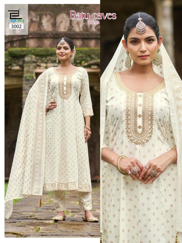 Blue Hills Batu Caves vol 3 catalog indian kurti size chart