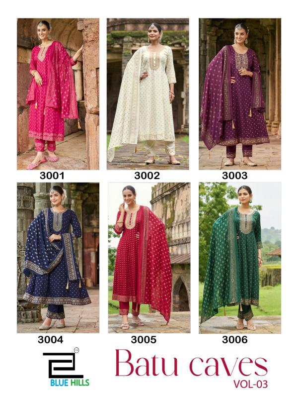 Blue Hills Batu Caves vol 3 catalog indian kurti size chart