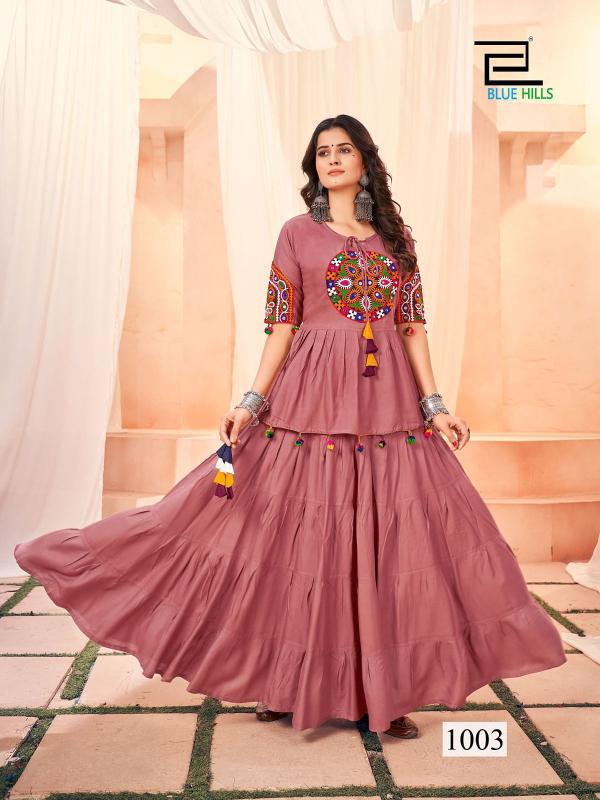 Blue Hills Dholida catalog anarkali kurtis online india