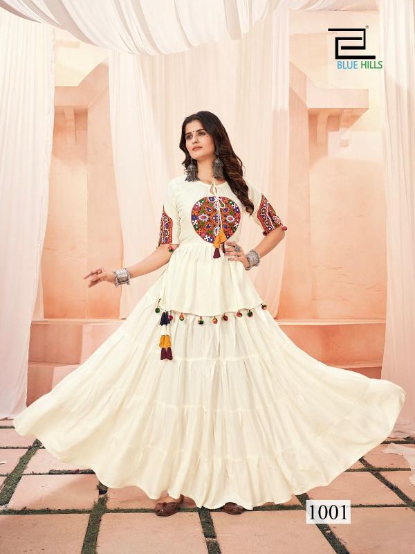 Blue Hills Dholida catalog anarkali kurtis online india