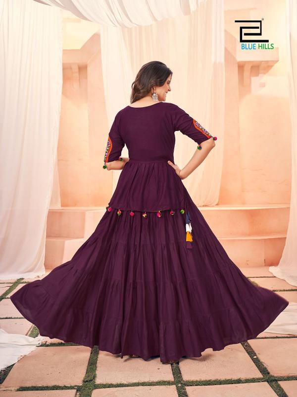 Blue Hills Dholida catalog anarkali kurtis online india