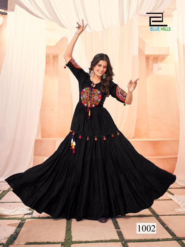 Blue Hills Dholida catalog anarkali kurtis online india