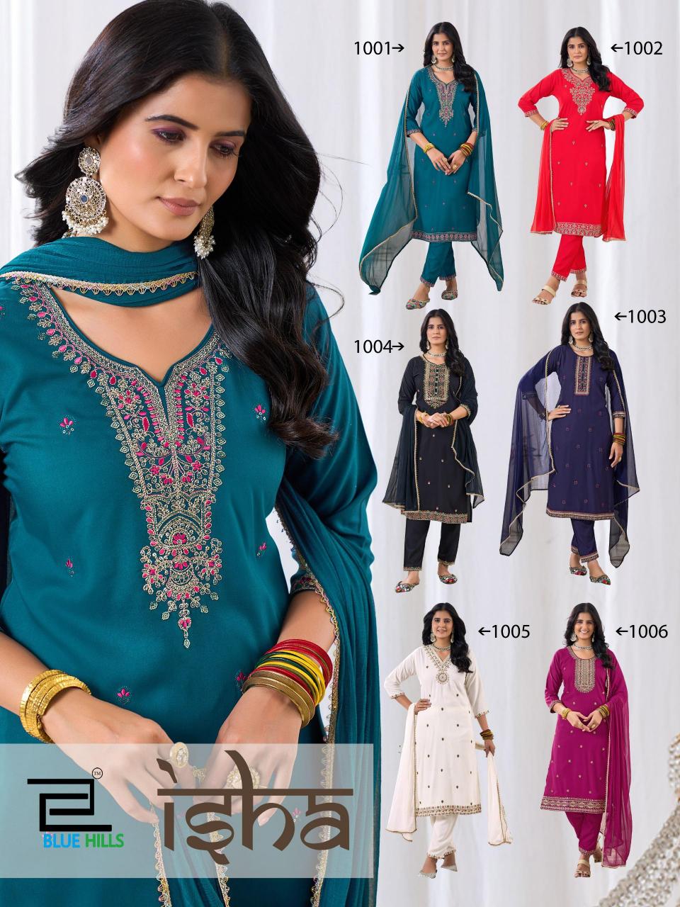 Blue Hills Isha catalog kashmiri kurti online india