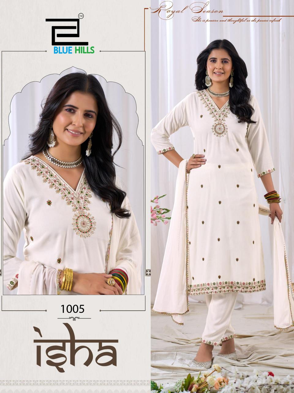 Blue Hills Isha catalog kashmiri kurti online india