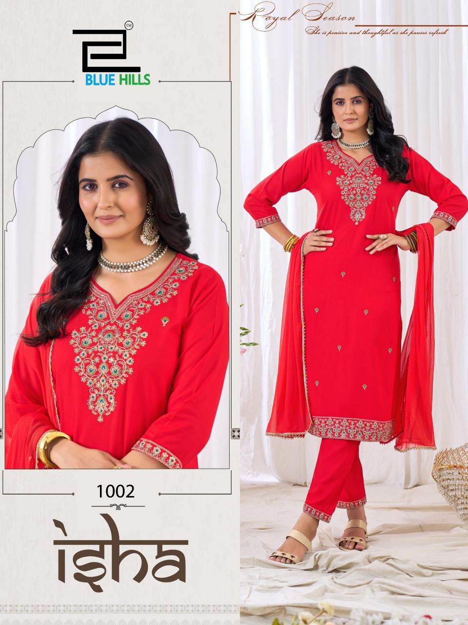 Blue Hills Isha catalog kashmiri kurti online india