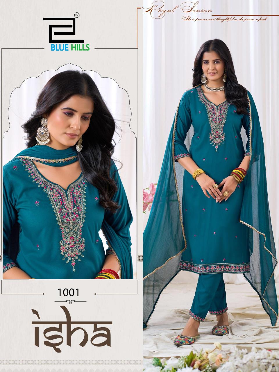 Blue Hills Isha catalog kashmiri kurti online india