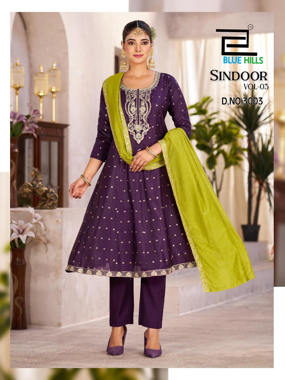 Blue Hills Sindoor Vol 3 catalog indian kurtis near me