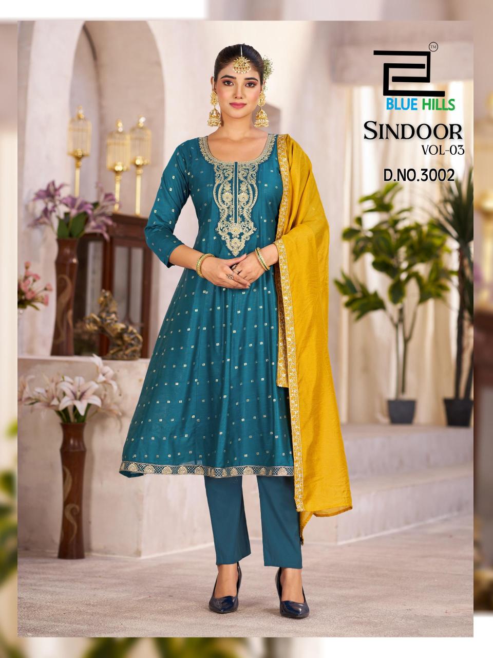 Blue Hills Sindoor Vol 3 catalog indian kurtis near me