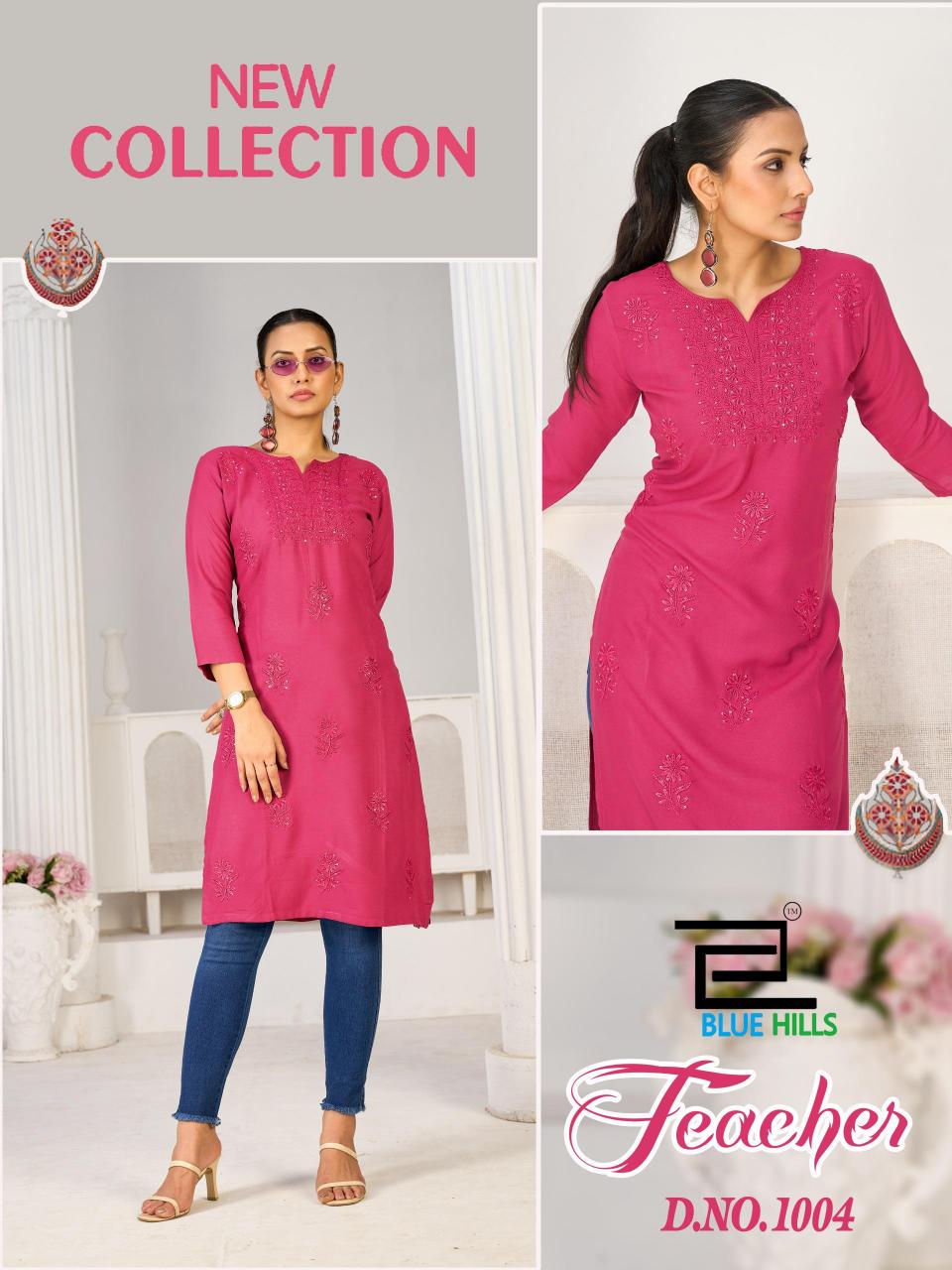 Blue Hills Teacher catalog buy indian kurtis online