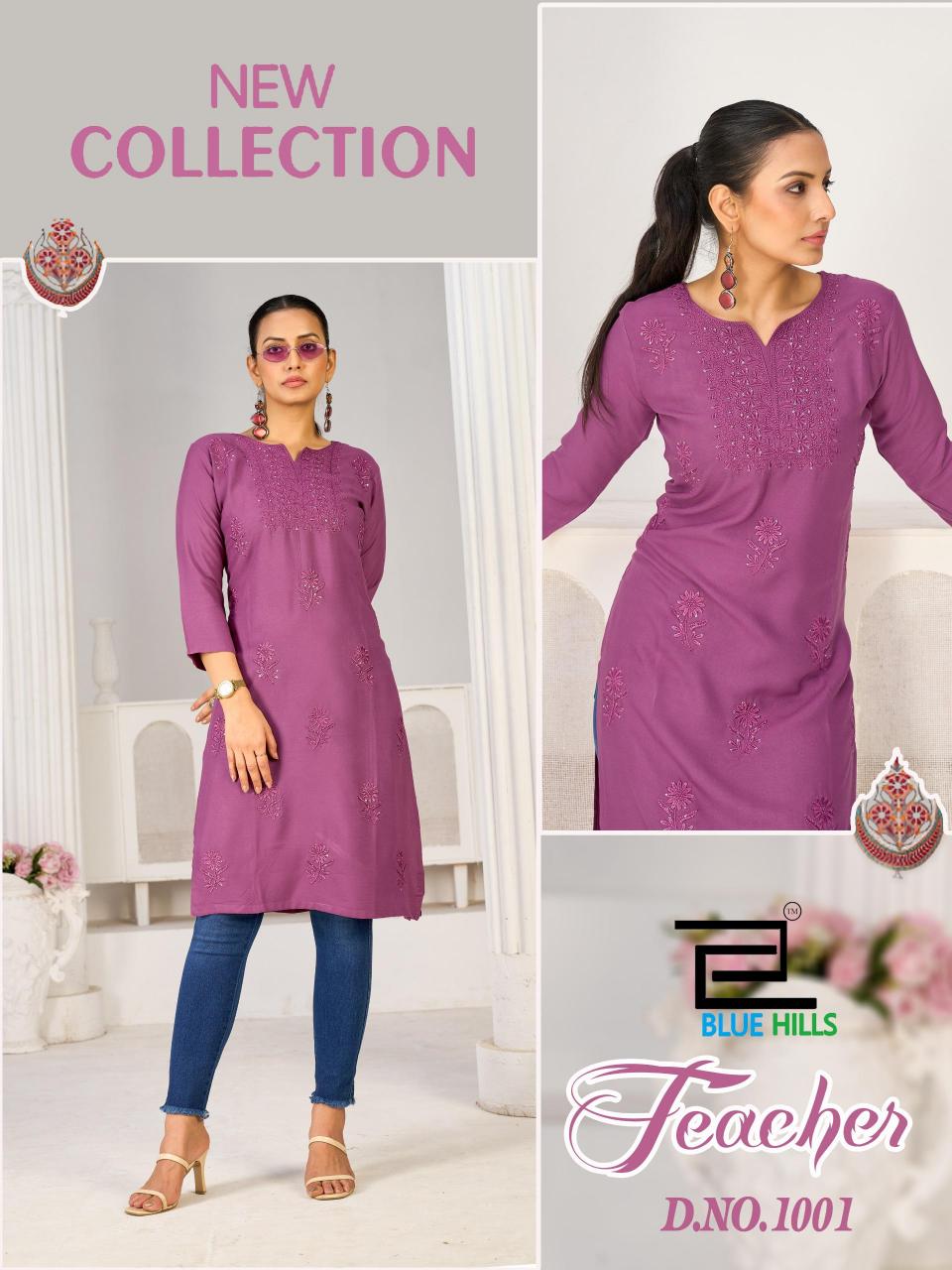 Blue Hills Teacher catalog buy indian kurtis online