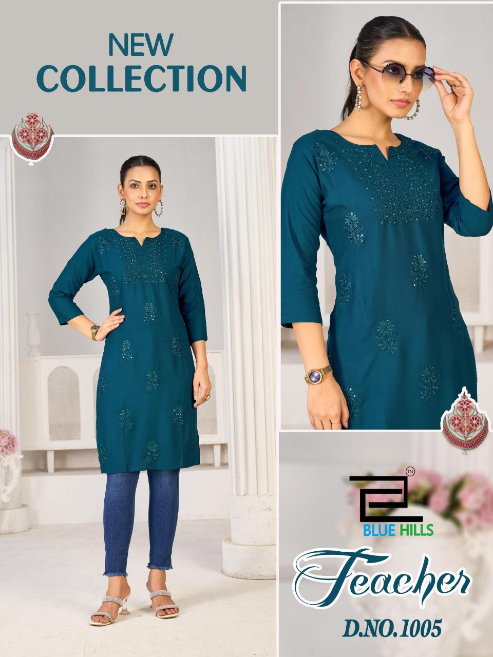 Blue Hills Teacher catalog buy indian kurtis online