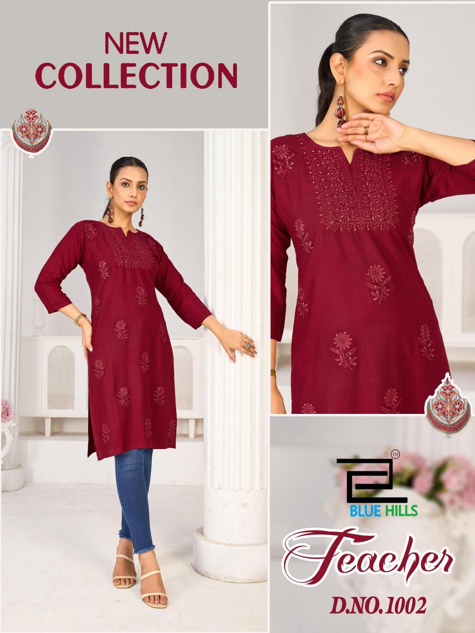 Blue Hills Teacher catalog buy indian kurtis online